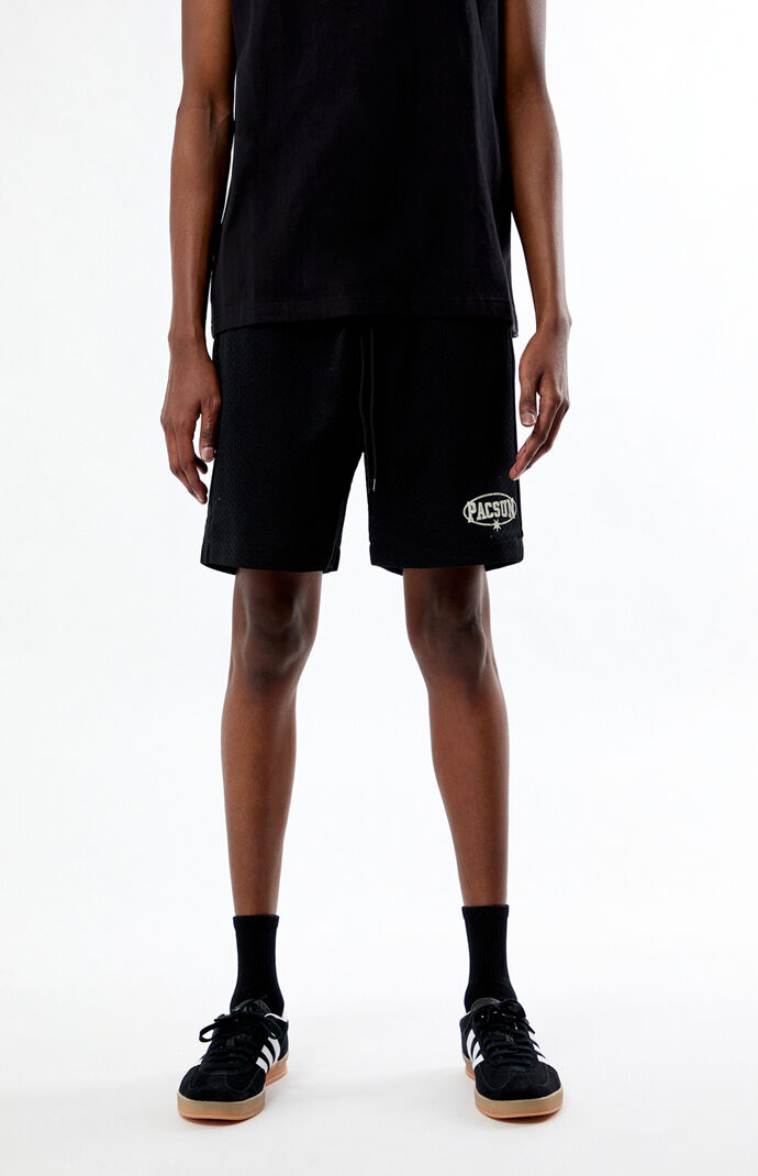 Pacsun Black Mesh Basketball Shorts