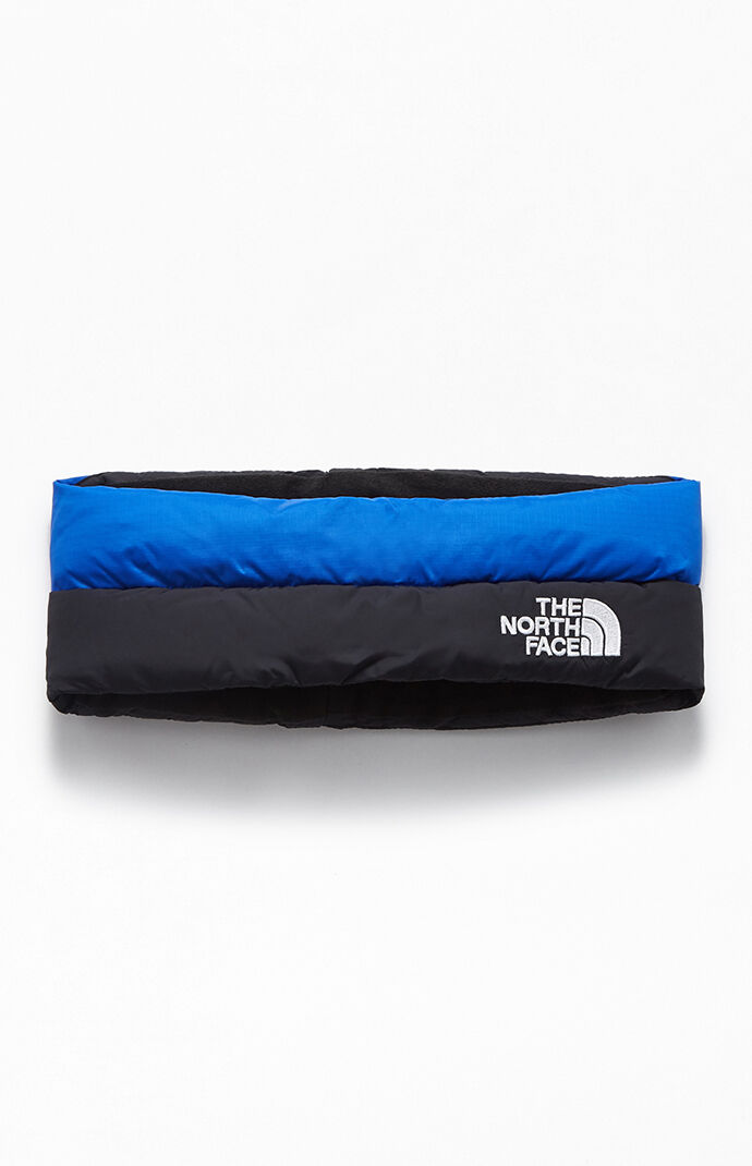 The North Face Blue Nuptse Headband Pacsun