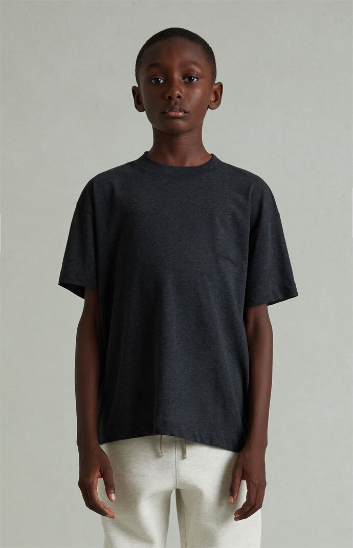 Fear of God ESSENTIALS Kids Vintage Black Classic Short Sleeve T-Shirt