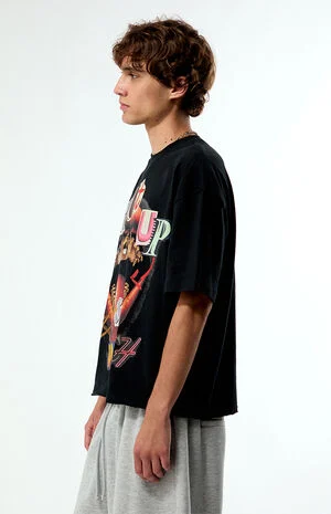 Shut Up & Watch Cropped Boxy T-Shirt image number 3
