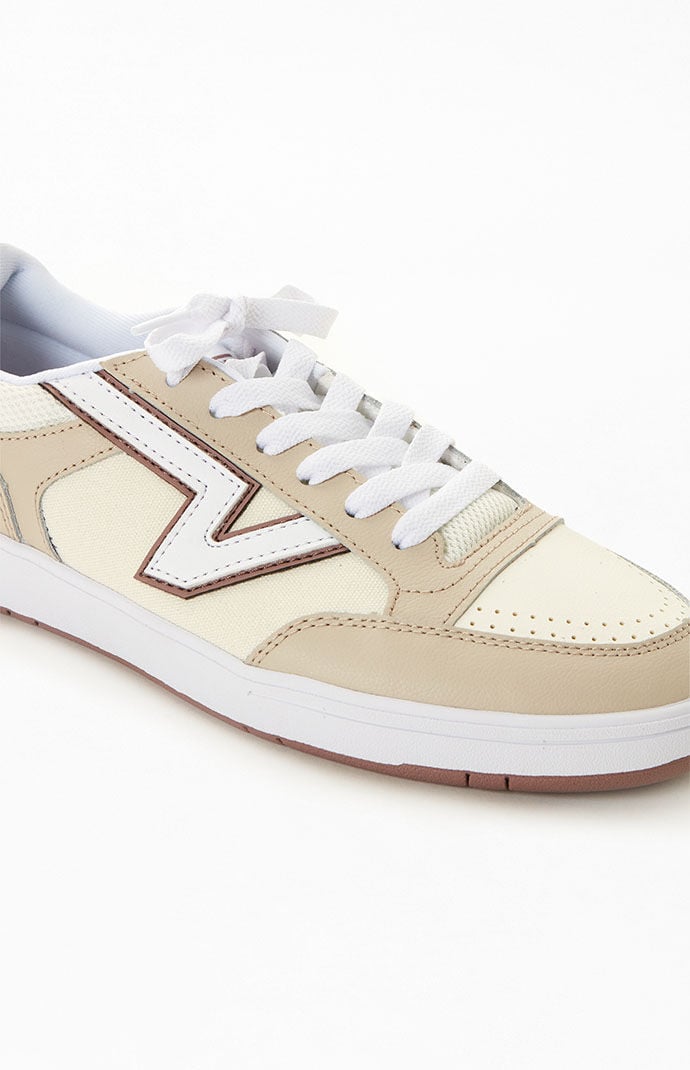 Vans Beige Lowland ComfyCush Leather Sneakers PacSun