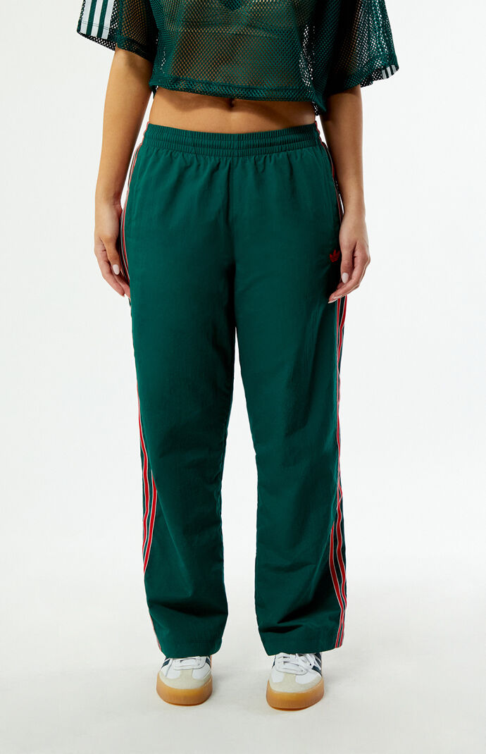 adidas Green SST Baggy Track Pants | Pacsun