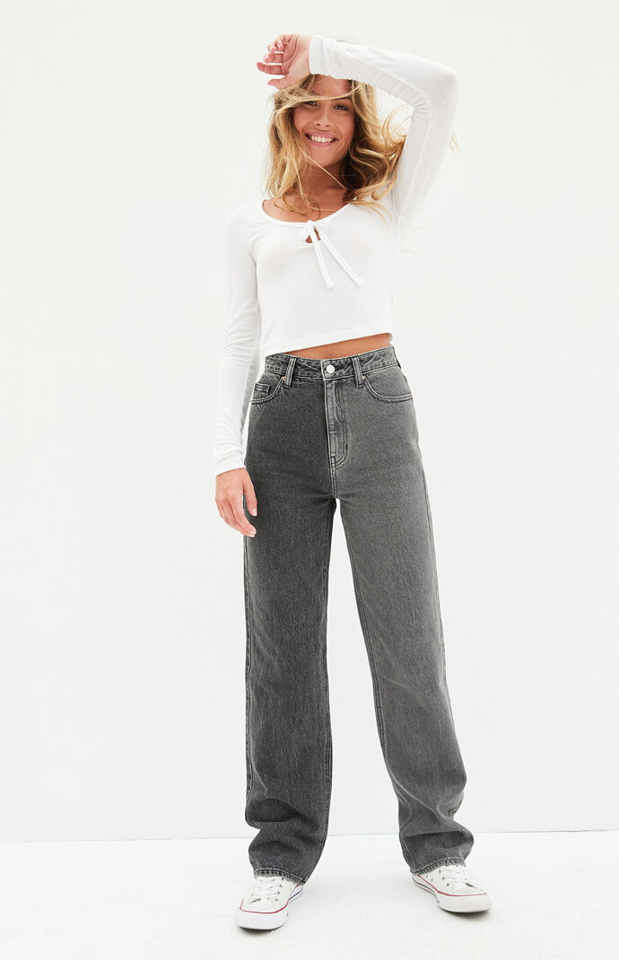 Pacsun grey jeans best sale