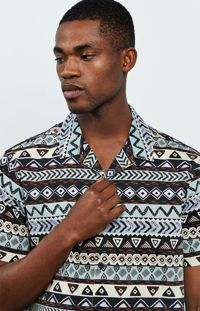 Erraw Button Up Short Sleeve Shirt