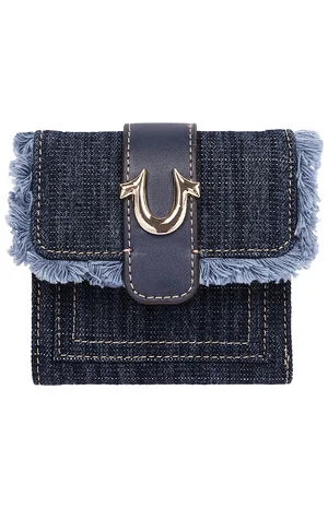 Frayed Flap Small Trifold Wallet image number 1