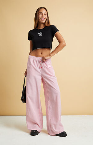 Linen Boxer Pants image number 1