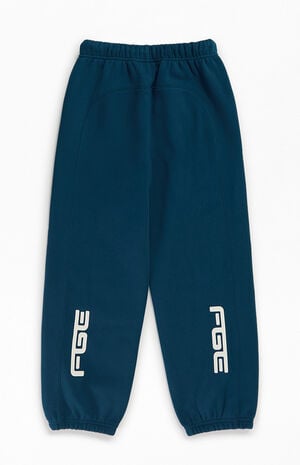 Kids Blue Classic Moto Jogger Sweatpants image number 2