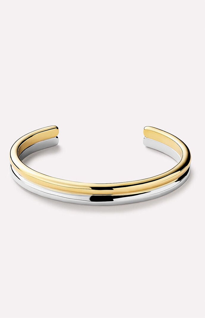 Ana Luisa Arlo Two-Tone Double Cuff Bracelet