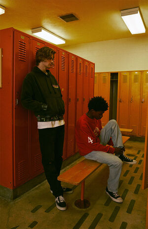 x PacSun Upside Down Hoodie image number 4