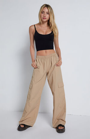 Relaxed Pull On Cargo Pants image number 1