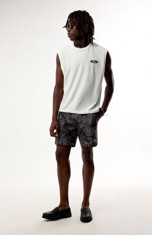 White Craft Cutoff T-Shirt image number 4