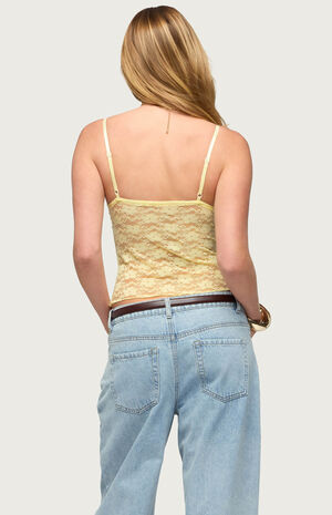 Eira Sheer Lace Tank Top image number 3