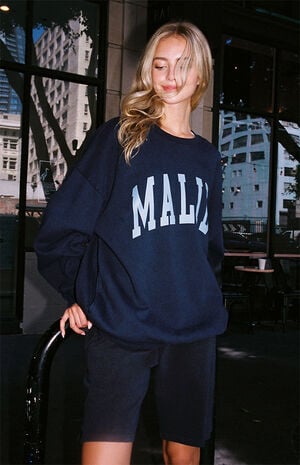 Blue Malibu Crew Neck Sweatshirt image number 1