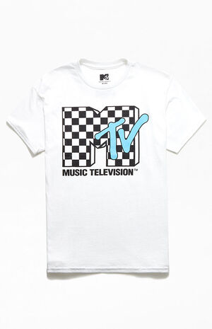 Kids MTV Checker Graphic T-Shirt image number 1