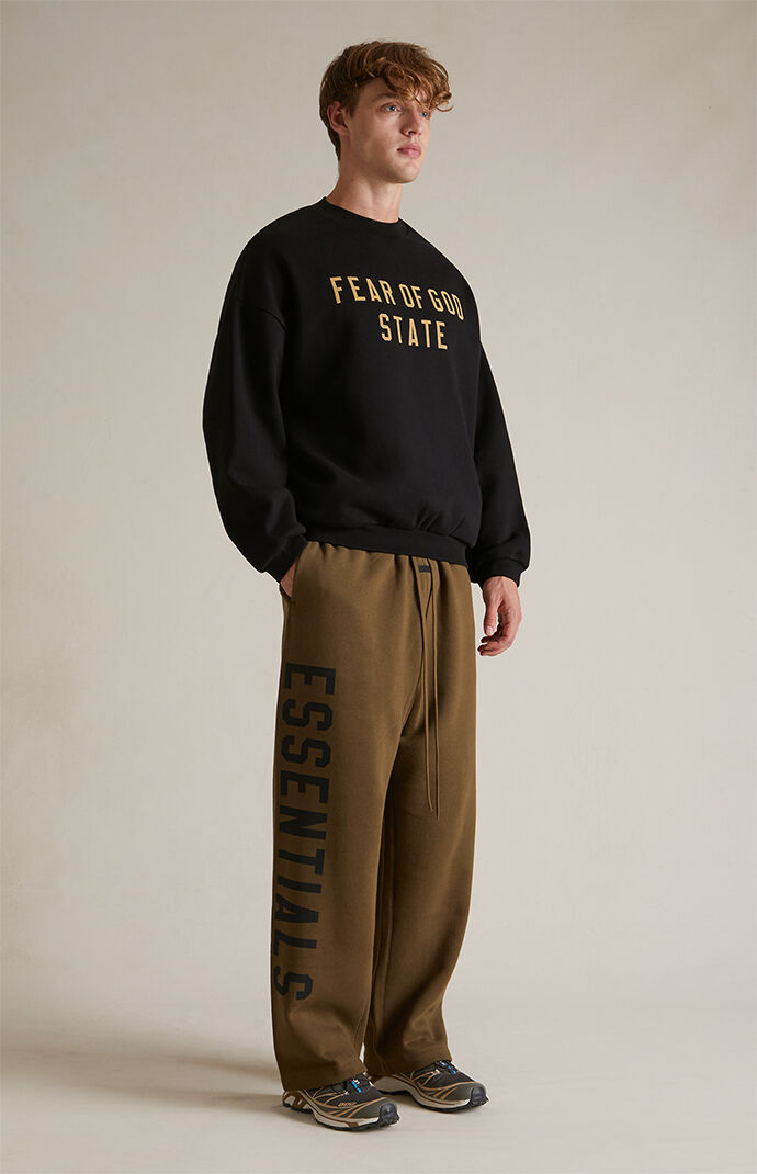 FEAR OF GOD ESSENTIALS フリース セット オリーブ S Fear Of