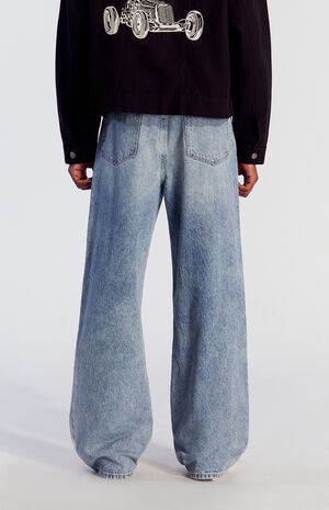 Blake Extreme Baggy Jeans Flame Light Indigo image number 4