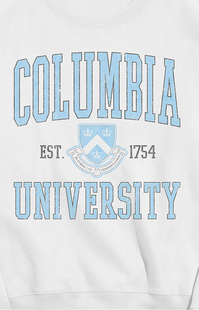 Columbia university crewneck sweatshirt hot sale