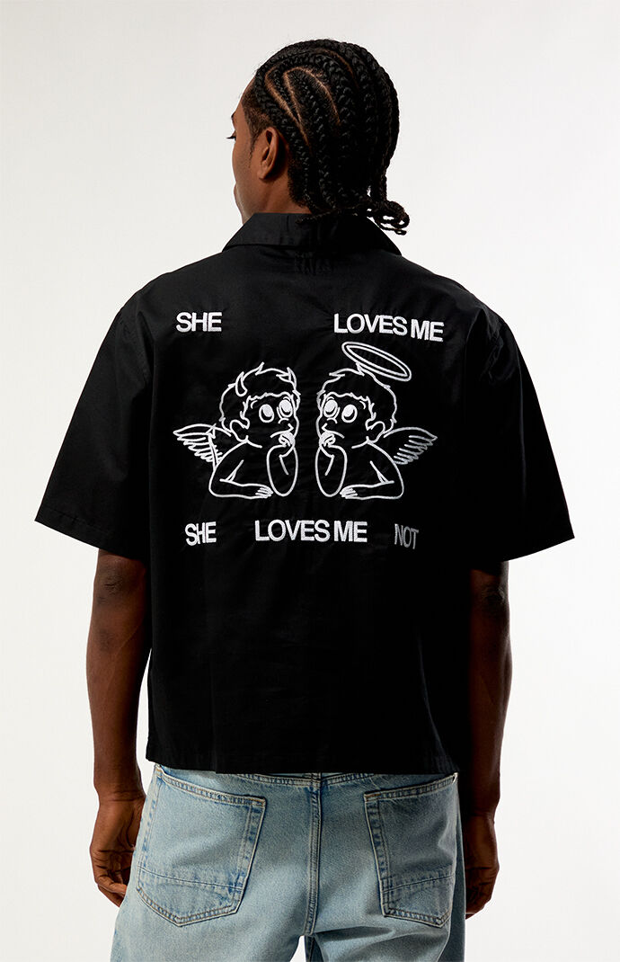 Pacsun Loves Me Camp Shirt