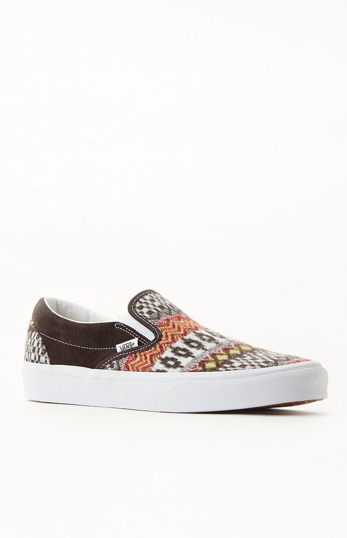 Vans Fair Isle Classic Slip On Shoes PacSun