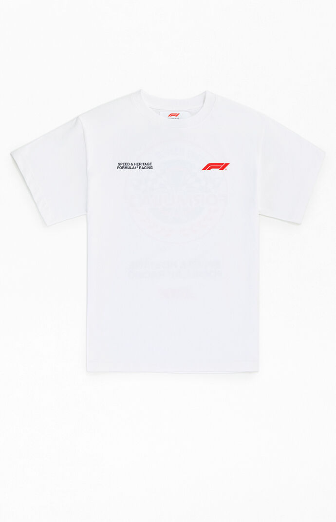 Formula 1 x Pacsun White Emblem T-Shirt