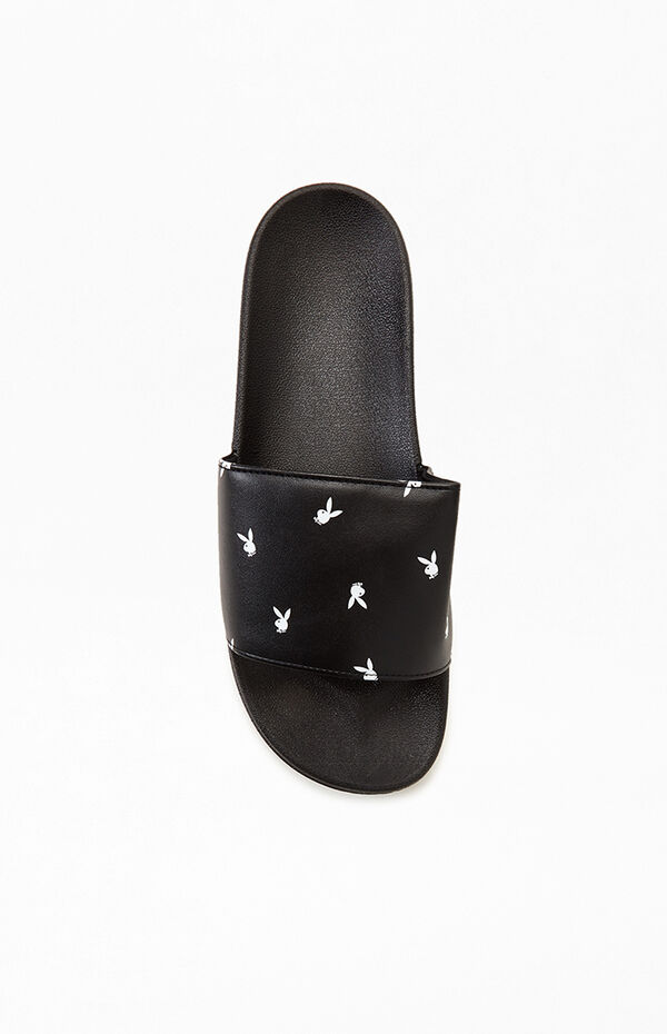 By PacSun All Over Bunny Slide Sandals