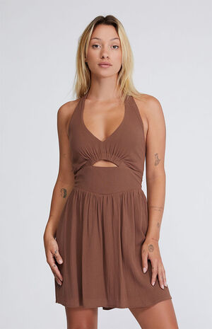 Cutout Halter Dress image number 1