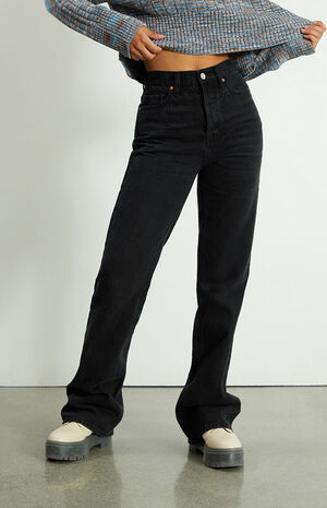 Ribcage Wide Leg Women's Jeans - Black