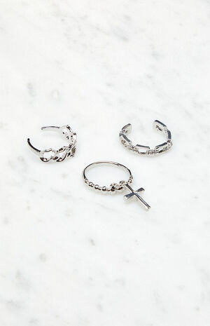 3 Pack Cross Rings image number 2
