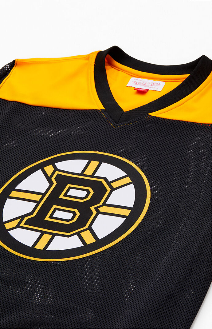 Mitchell Ness Boston Bruins Mesh V Neck Jersey PacSun