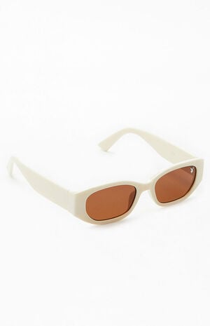 By PacSun Beige Plastic Icon Sunglasses image number 1