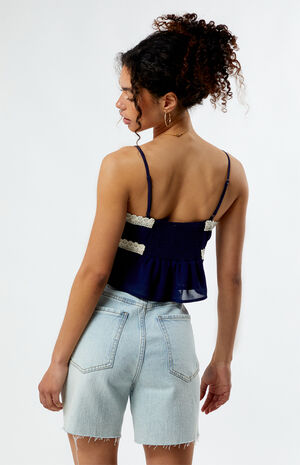 Lace Trim Cami image number 3