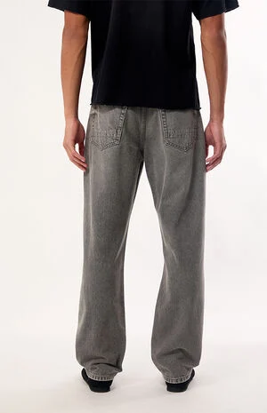 Logan Relaxed Straight Jeans Gray image number 4