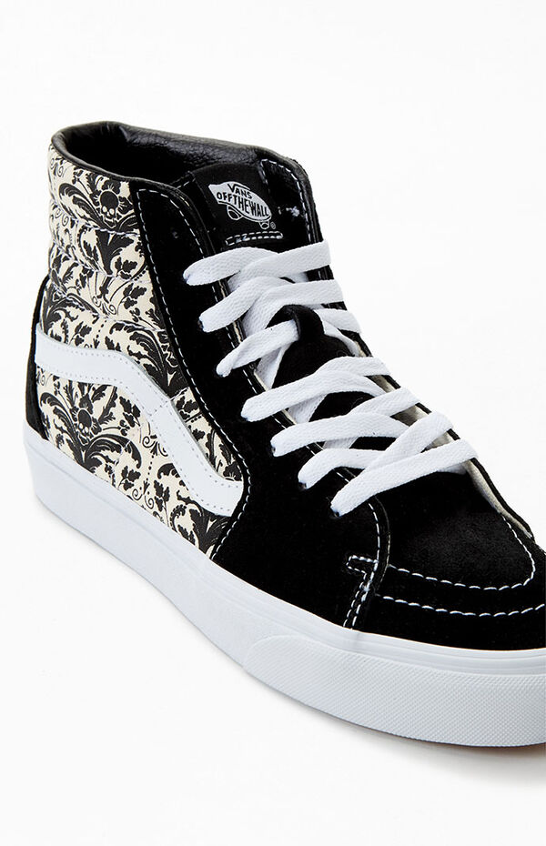 vans high top skulls
