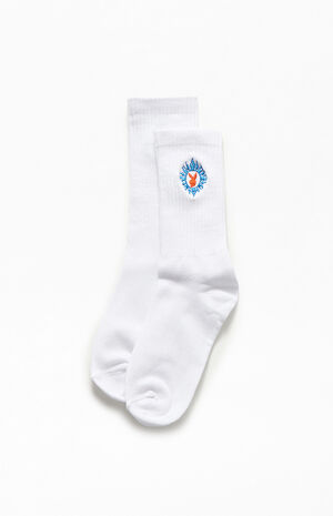By PacSun Tattoo Bunny Crew Socks image number 3