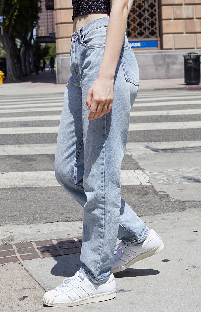 Jane light wash jeans brandy melville review top