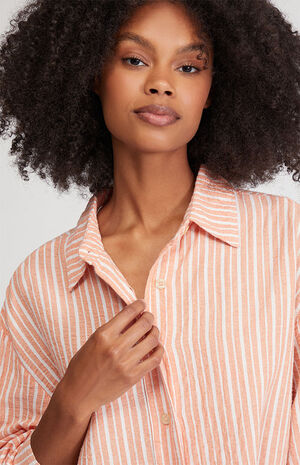 Striped Oversized Shirt image number 2
