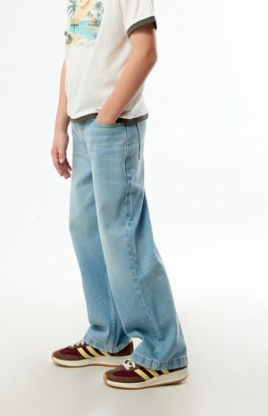 Light Blue Baggy Jeans image number 3