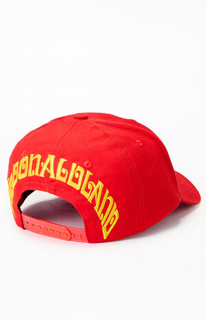 Red Big Logo Snapback Hat image number 5