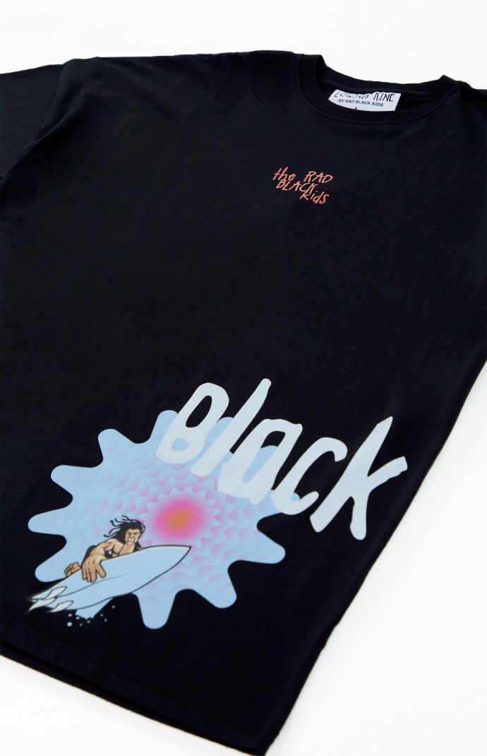 Rad Black Kids Black Surf T-Shirt | Pacsun
