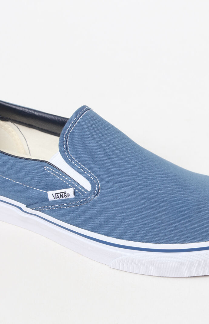 Vans Classic Blue Slip-On Shoes at PacSun.com