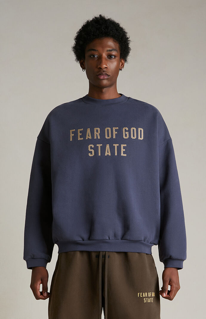 Fear of God Essentials Marine Heavy Fleece Crew Neck