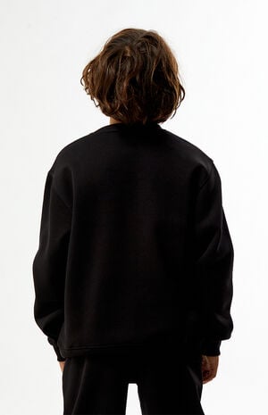 Black Crew Neck Sweatshirt image number 3