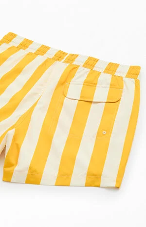 Striped Travel 4.5" Swim Trunks image number 4