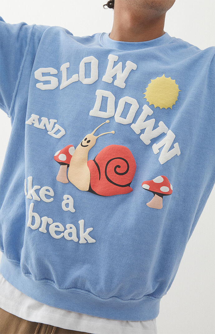 PacSun Slow Down Crew Neck Sweatshirt at
