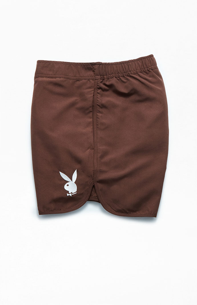Playboy By PacSun 15 Scalloped Swim Trunks PacSun