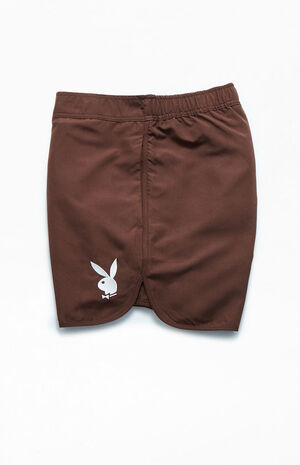 By PacSun 15" Scalloped Swim Trunks image number 3