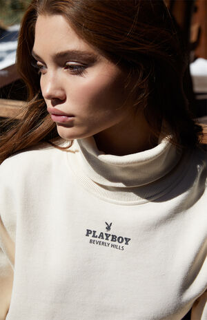 Playboy By Pacsun Turtleneck Sweatshirt Pacsun
