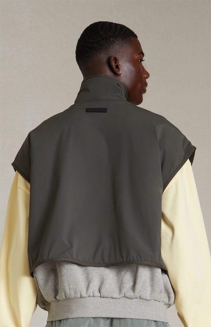 Fear of God Essentials Dark Heather Oatmeal Ink Nylon Fleece