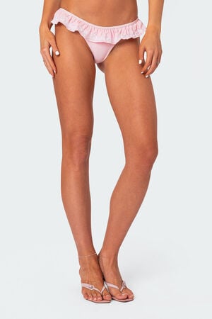 Frilly Cheeky Bikini Bottom image number 3