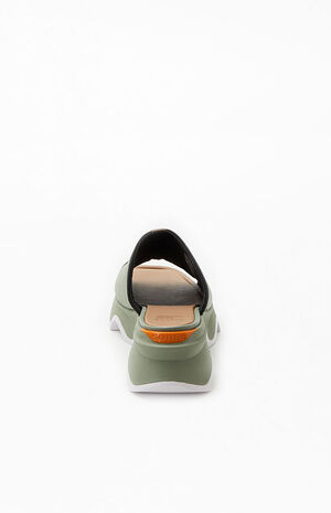 Women's Olive Kinetic Impact Slide Sandals image number 3